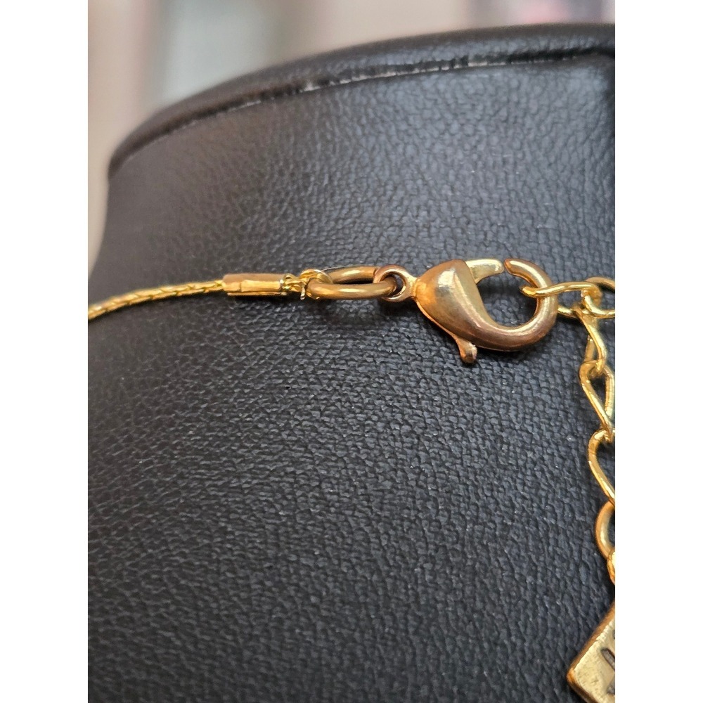 Katherine J. Kornblau KJK Purple Faceted Bead Goldtone Necklace Vintage - Picture 5 of 6